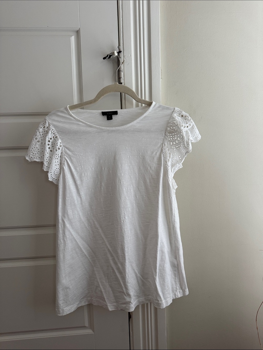 J crew flutter sleeve top